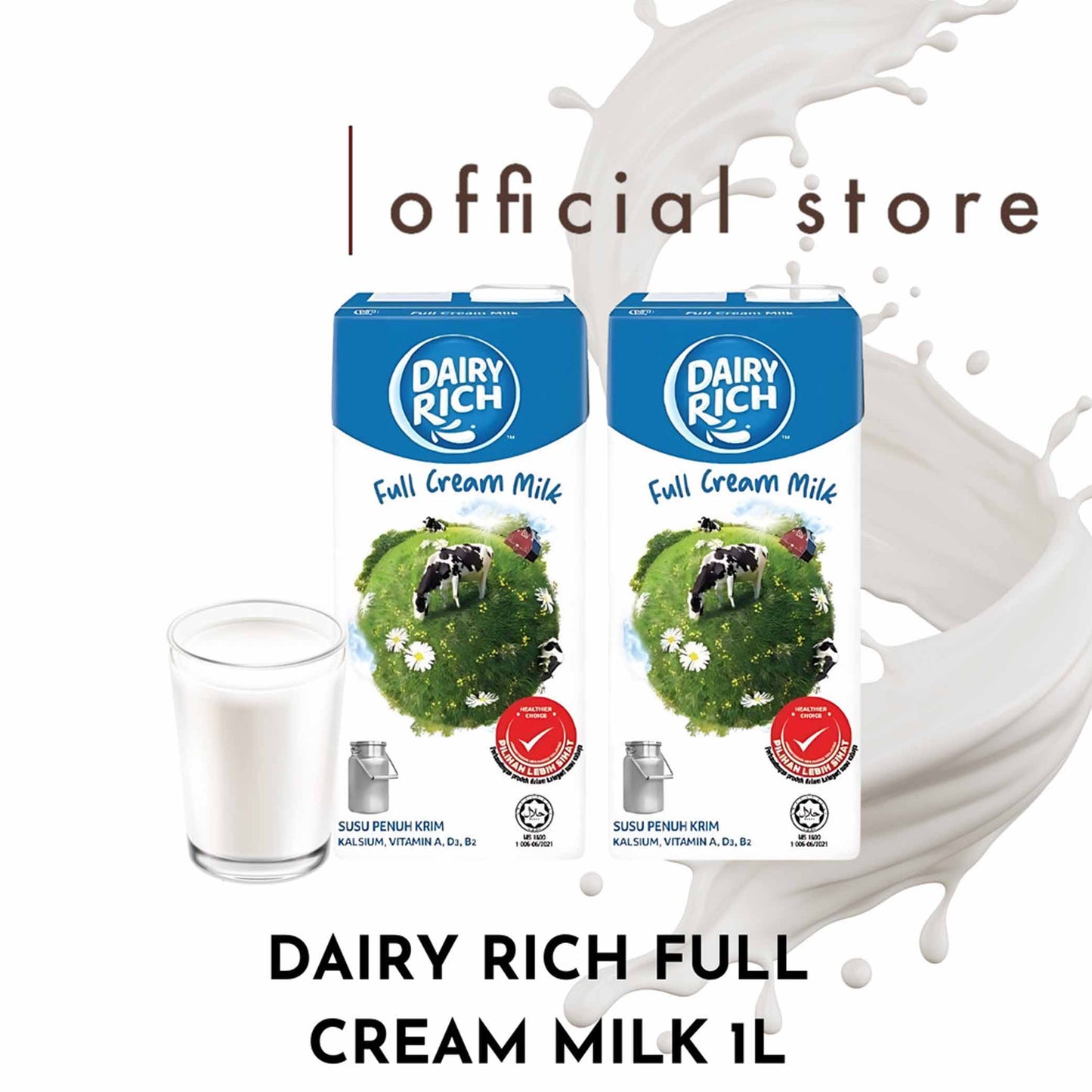 UHT Full Cream Milk 1 ltr