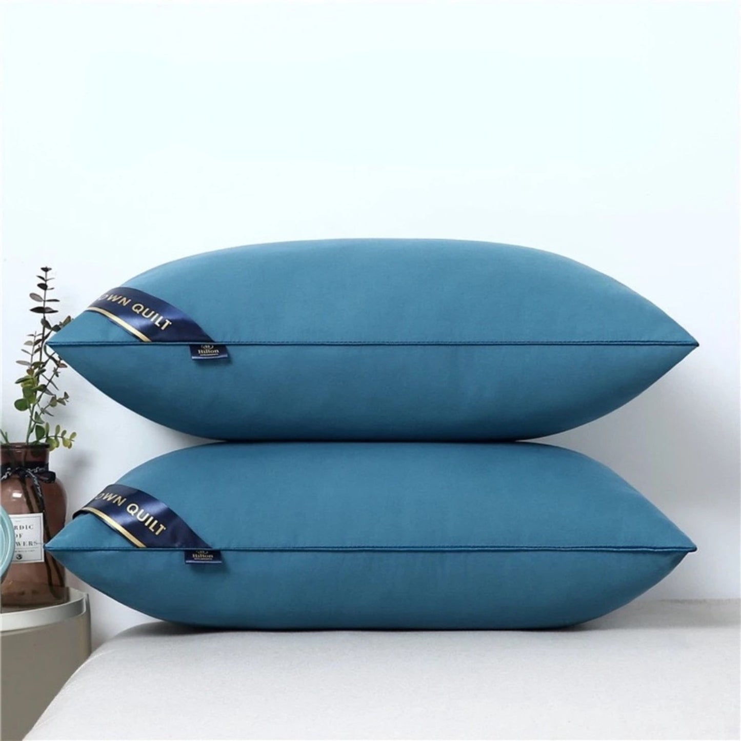 Cotton Pillow - Blue