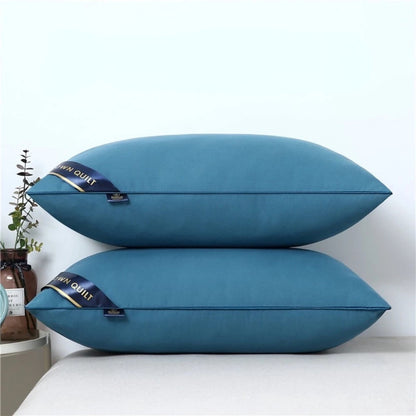 Cotton Pillow - Blue