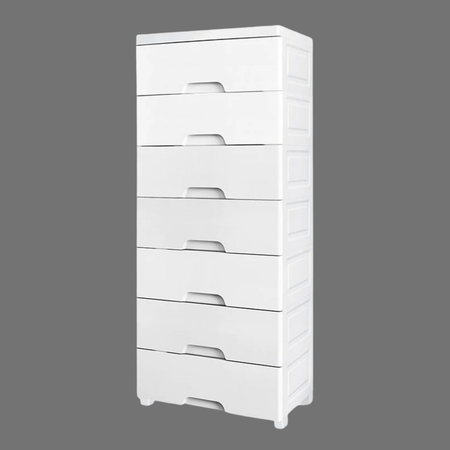 Drawer Storage Cabinet 7 Tier, 36 Cm- White