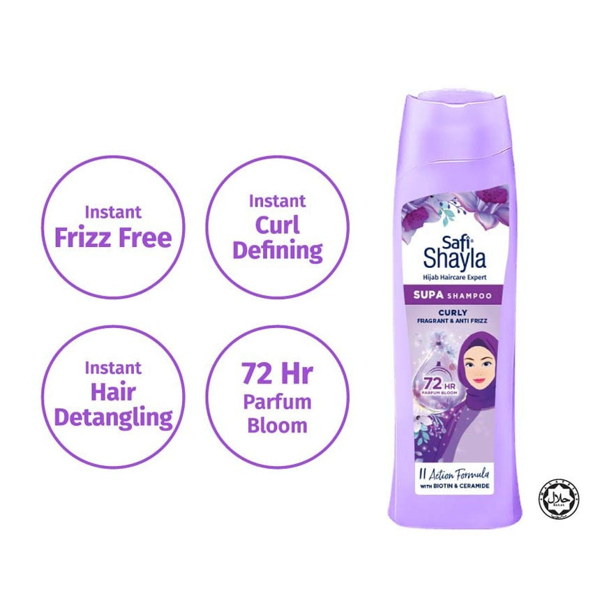 Safi Supa Curly, Fragrant & Anti Frizz Shampoo 300g