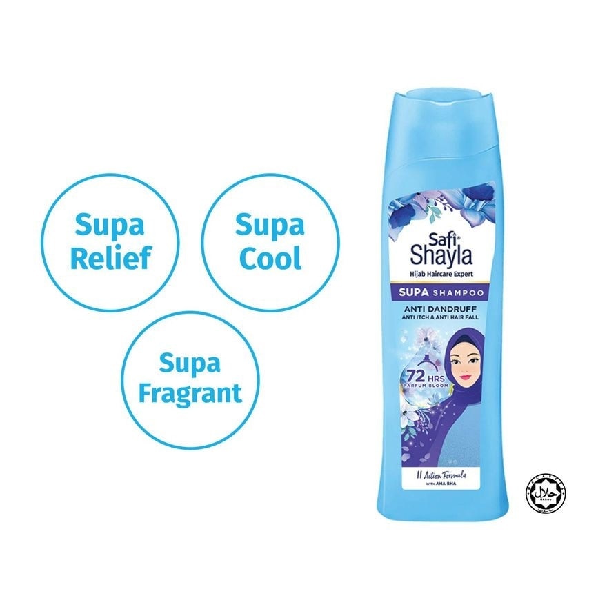 Safi Supa Anti Dandruff, Anti Itch & Anti Hair fall Shampoo 300g