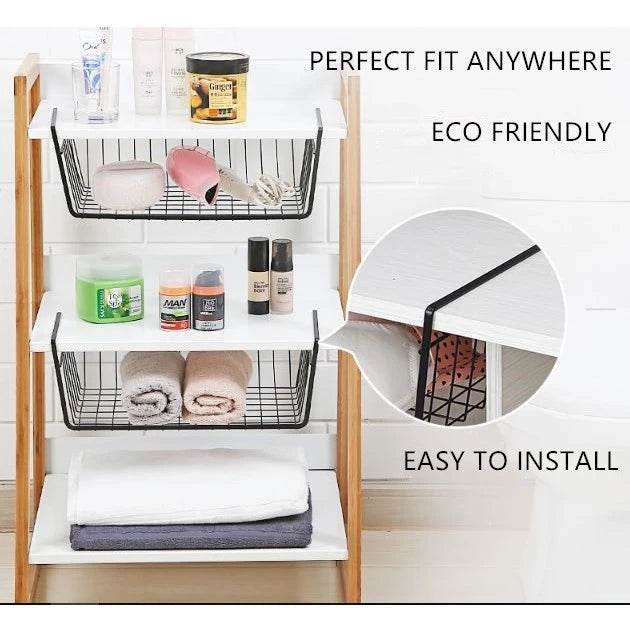 Rack Holders for Kitchen Closet(White) - Thebrands