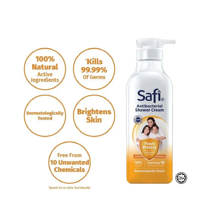 Safi Antibacterial Fresh Protect Shower Cream 975g
