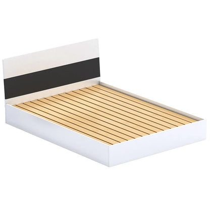 KA01 Bed pure white queen (150*200*85)