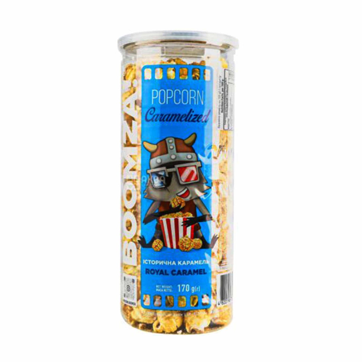 Caramelized Popcorn in Tube, Royal Caramel 170 g