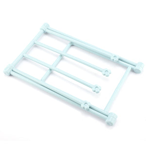 Foldable Vertical Rags Kitchen Towels Hanger - Blue