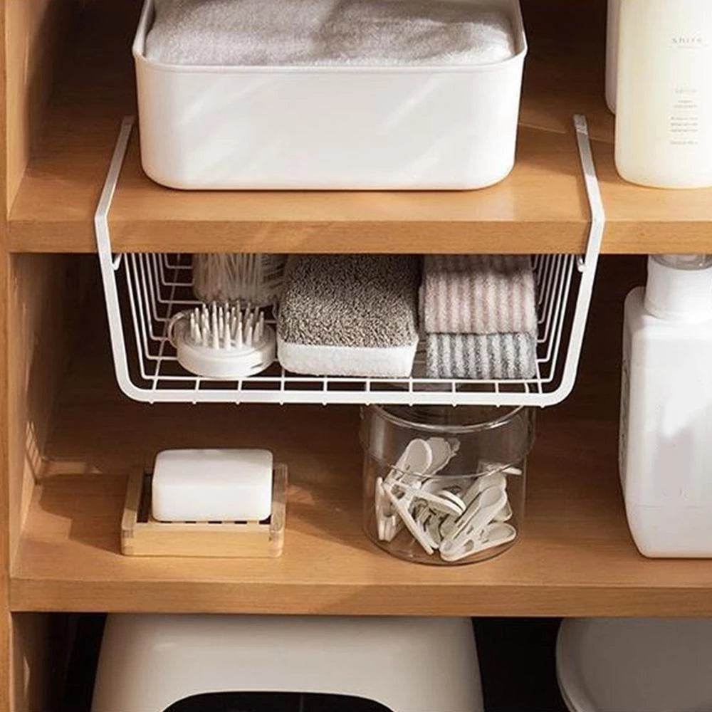 Rack Holders for Kitchen Closet(White) - Thebrands