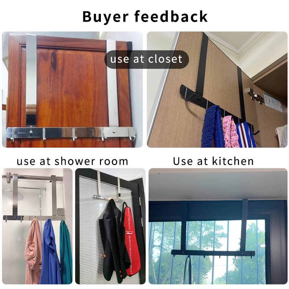 Harbour Life Adjustable Stainless steel Hook- Cloth Hanger 30cm Silver - Thebrands