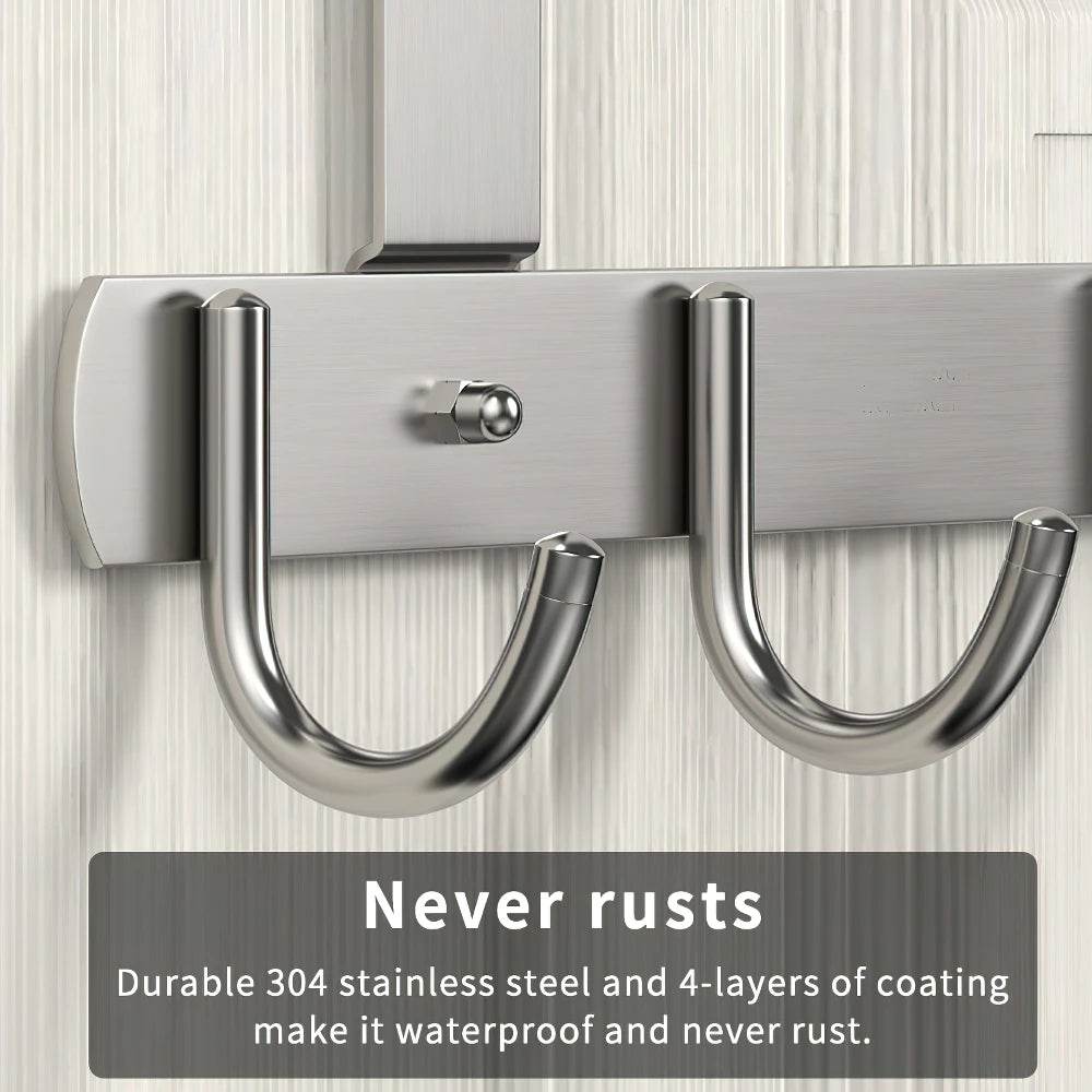 Harbour Life Adjustable Stainless steel Hook- Cloth Hanger 30cm Silver - Thebrands