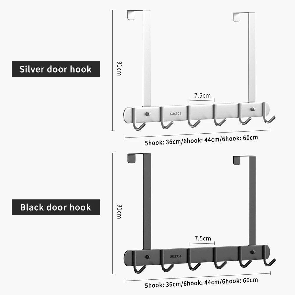 Harbour Life Adjustable Stainless steel Hook- Cloth Hanger 30cm Silver - Thebrands