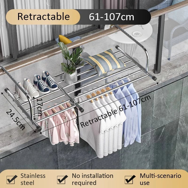 Foldable Towel Hanger 61-107cm