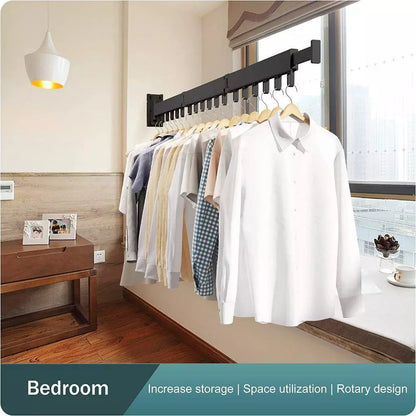 Clothes Drying Rack 3 Fold - Black