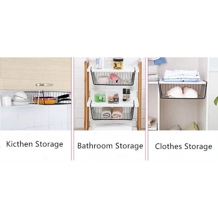 Rack Holders for Kitchen Closet(White) - Thebrands