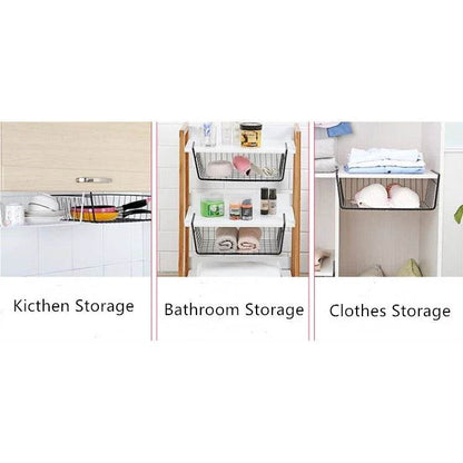 Rack Holders for Kitchen Closet(White) - Thebrands