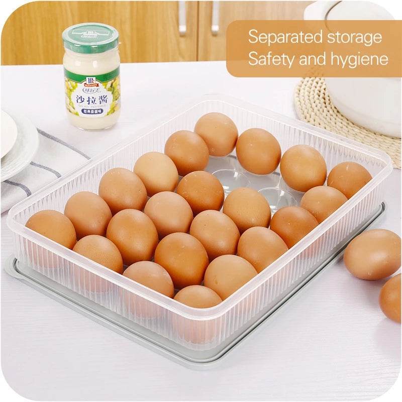 Refrigerator storage box egg Storage(Green) - Thebrands