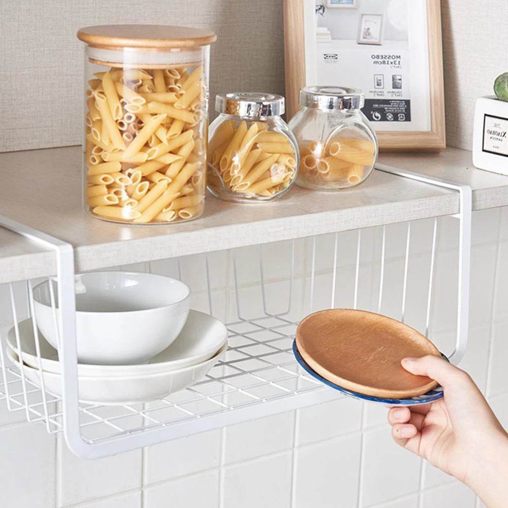 Rack Holders for Kitchen Closet(White) - Thebrands