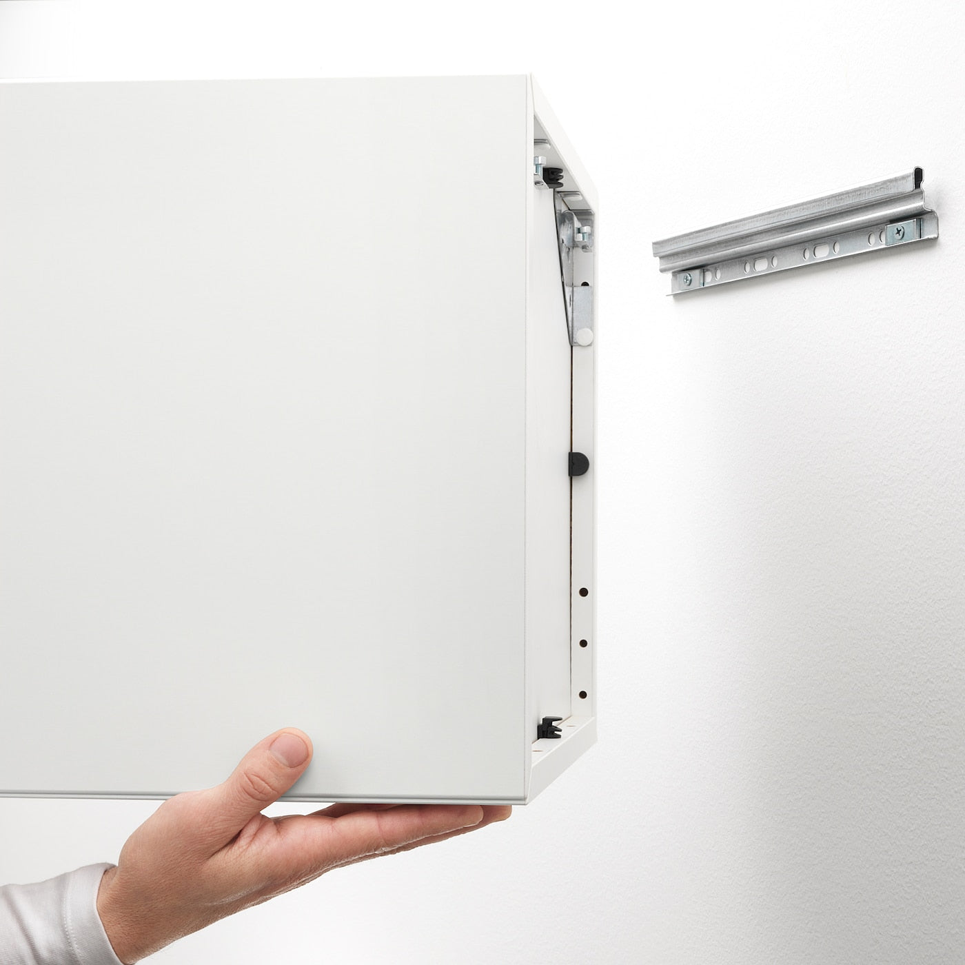 EKET Wall cabinet with 2 drawers, white, 35x35x35 cm