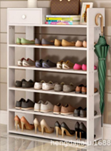 XJ205 Shoe Rack Pure White (60*24*80H)