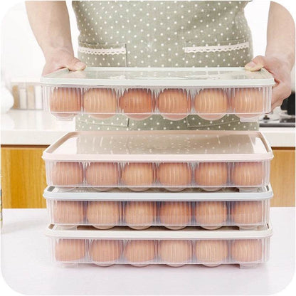 Refrigerator storage box egg Storage(Green) - Thebrands