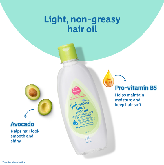 Baby Hair Oil Avocado 200ml