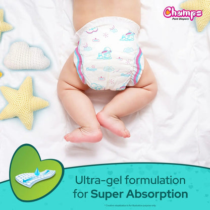 Baby Pant Diapers Soft & Dry - Large 28 Pieces (9 to 14 Kg)
