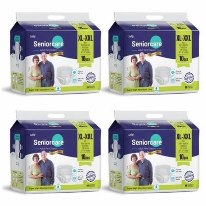 SeniorCare Premium Adult Pull Up Diaper Pants - XL-XXL (Waist 47"-67") - 40 Count