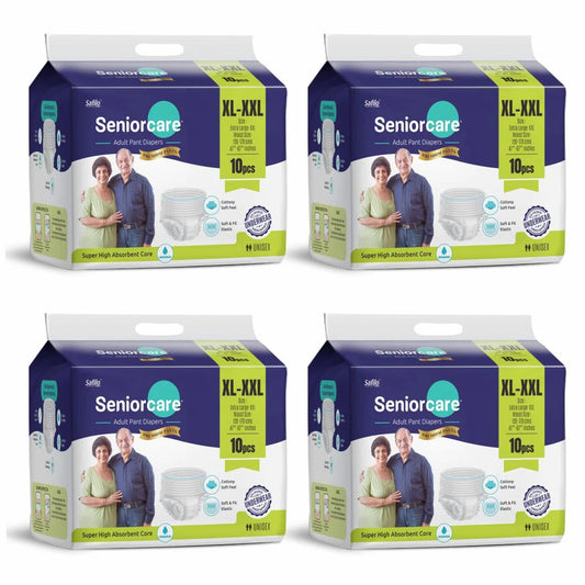 SeniorCare Premium Adult Pull Up Diaper Pants - XL-XXL (Waist 47"-67") - 40 Count