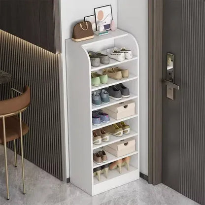 XJ206 Shoe Rack Pure White (43*30*100H)