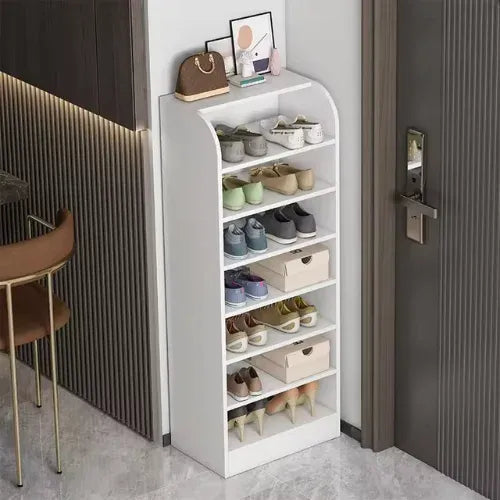 XJ206 Shoe Rack Pure White (43*30*100H)
