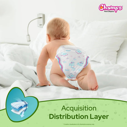 Baby Pant Diapers Soft & Dry - Small 40 Pieces (4 to 8 Kg)