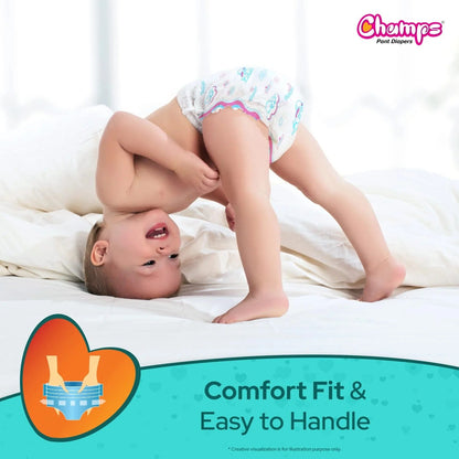 Baby Pant Diapers Soft & Dry - Large 28 Pieces (9 to 14 Kg)