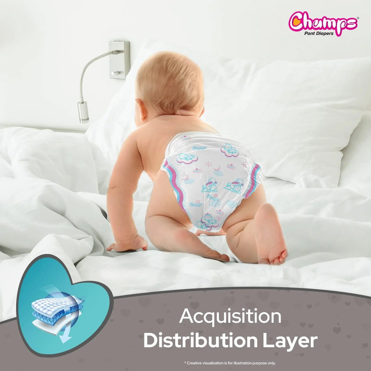 Baby Pant Diapers Soft & Dry - Extra Large 24 Pieces (12 to 17 Kg)