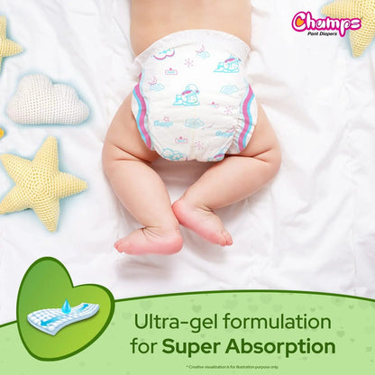 Baby Pant Diapers Soft & Dry - Small 40 Pieces (4 to 8 Kg)