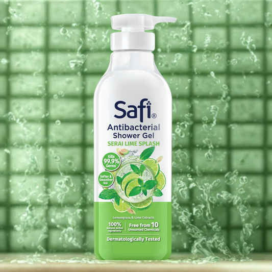 Safi Antibacterial Shower Serai Lime Splash 950 ml