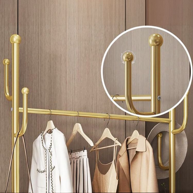 Cloth Rack With Basket Storage 80cm - White