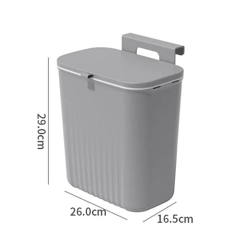 Hanging Trash Waste-bin Grey - Thebrands