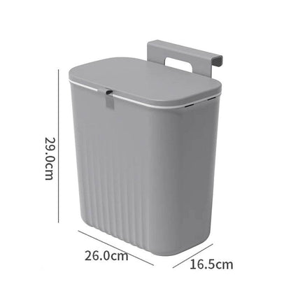 Hanging Trash Waste-bin Grey - Thebrands