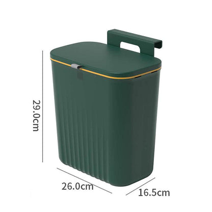 Hanging Trash Waste-bin Green - Thebrands