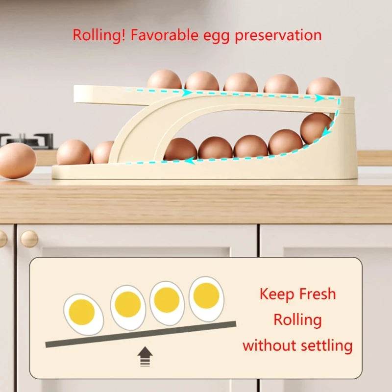 Automatic Slide Egg Storage Box Double - Thebrands