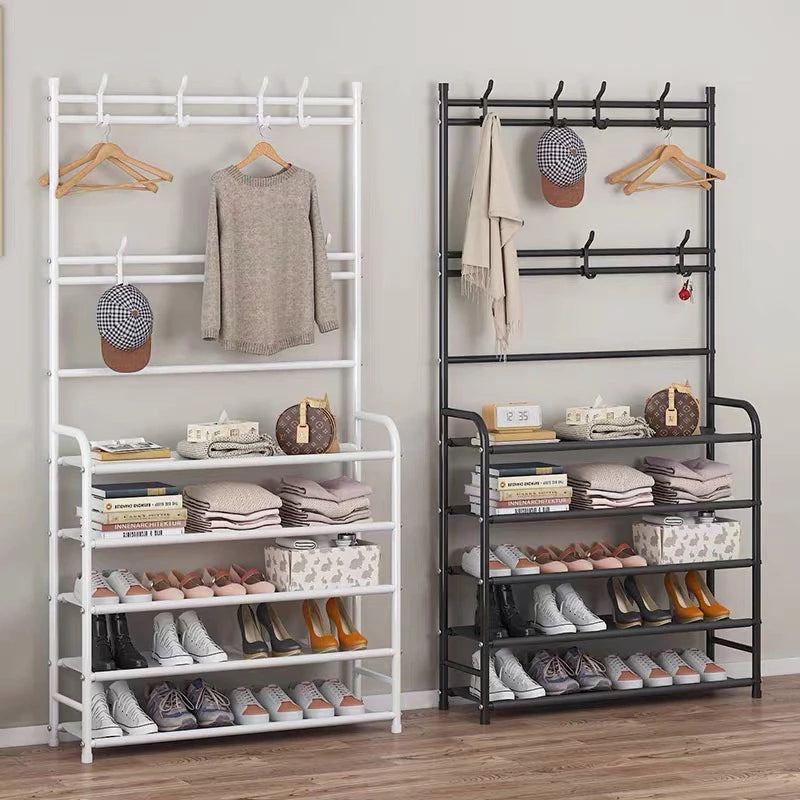 Shoe Rack Shelf 5 Tier - White (60CM x 26CM x 172CM)