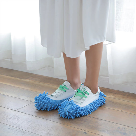 Dust Mop Slipper - Blue