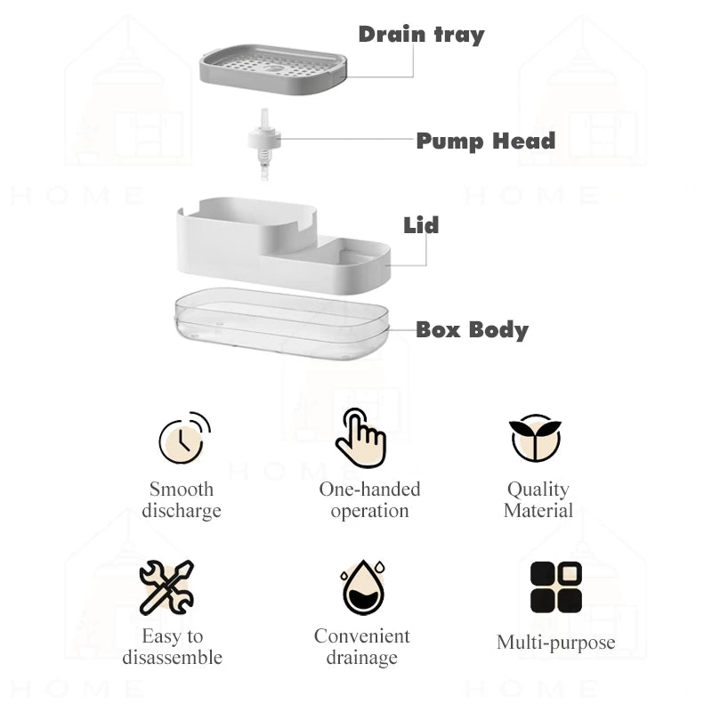 Soap Dispenser With Sponge