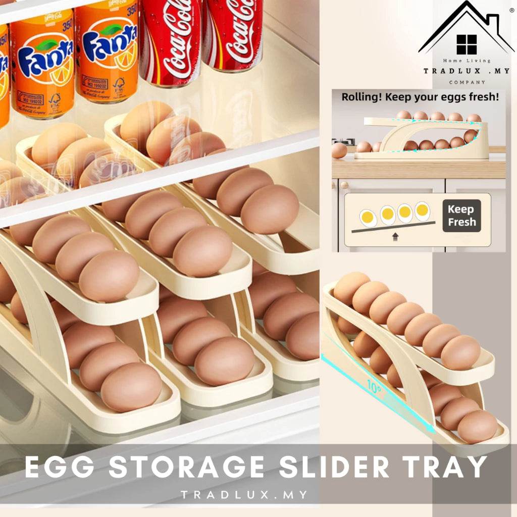 Automatic Slide Egg Storage Box Double - Thebrands