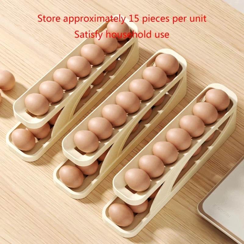 Automatic Slide Egg Storage Box Double - Thebrands