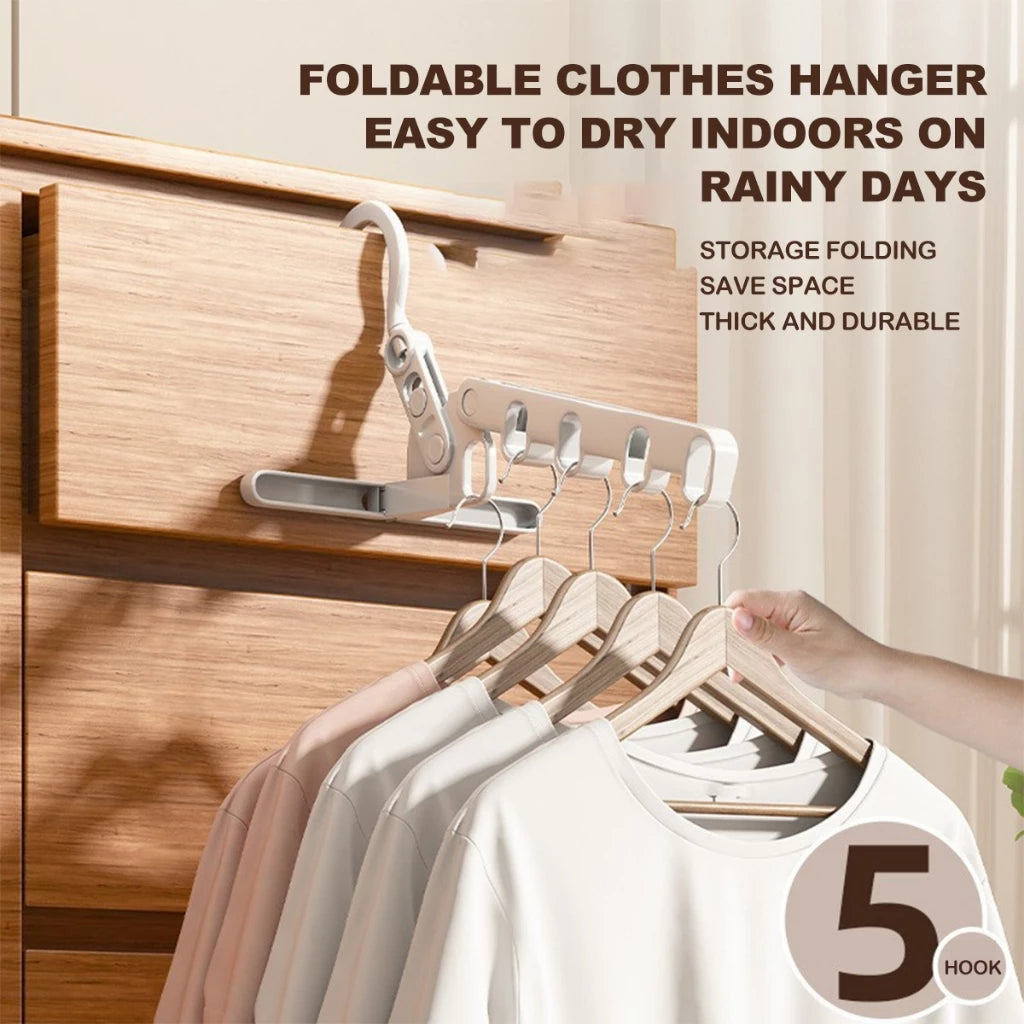 Foldable Drying hanger Rack - White