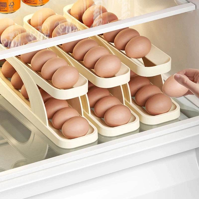 Automatic Slide Egg Storage Box Double - Thebrands