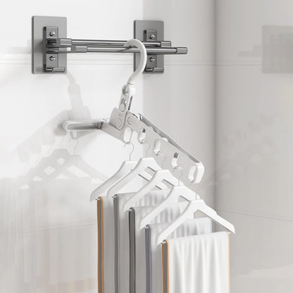 Foldable Drying hanger Rack - White