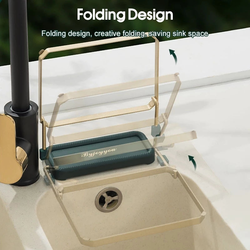 Kitchen Sink Strainer - Green Holder