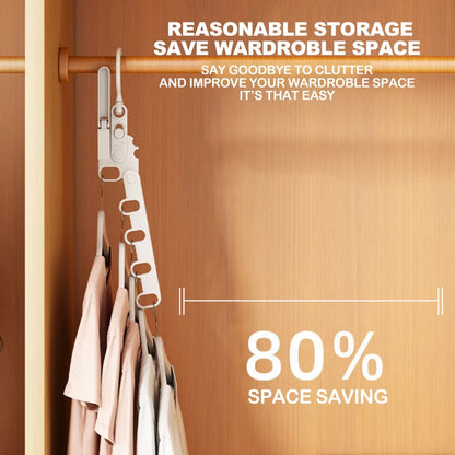 Foldable Drying hanger Rack - White